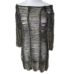 SUMMERHAUS x Beach Bunny Boatneck Stepping Out Mini Dress Coverup